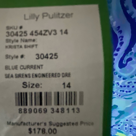 Lilly Pulitzer Krysta Shift NWT - Picture 3 of 3